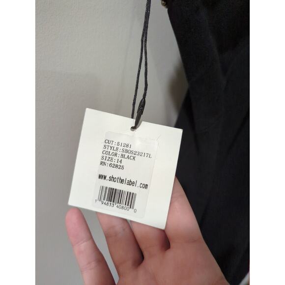 Sho By Tadashi Shoji Crystal Embellished Halter Gown Maxi Dress NWT - Picture 6 of 8